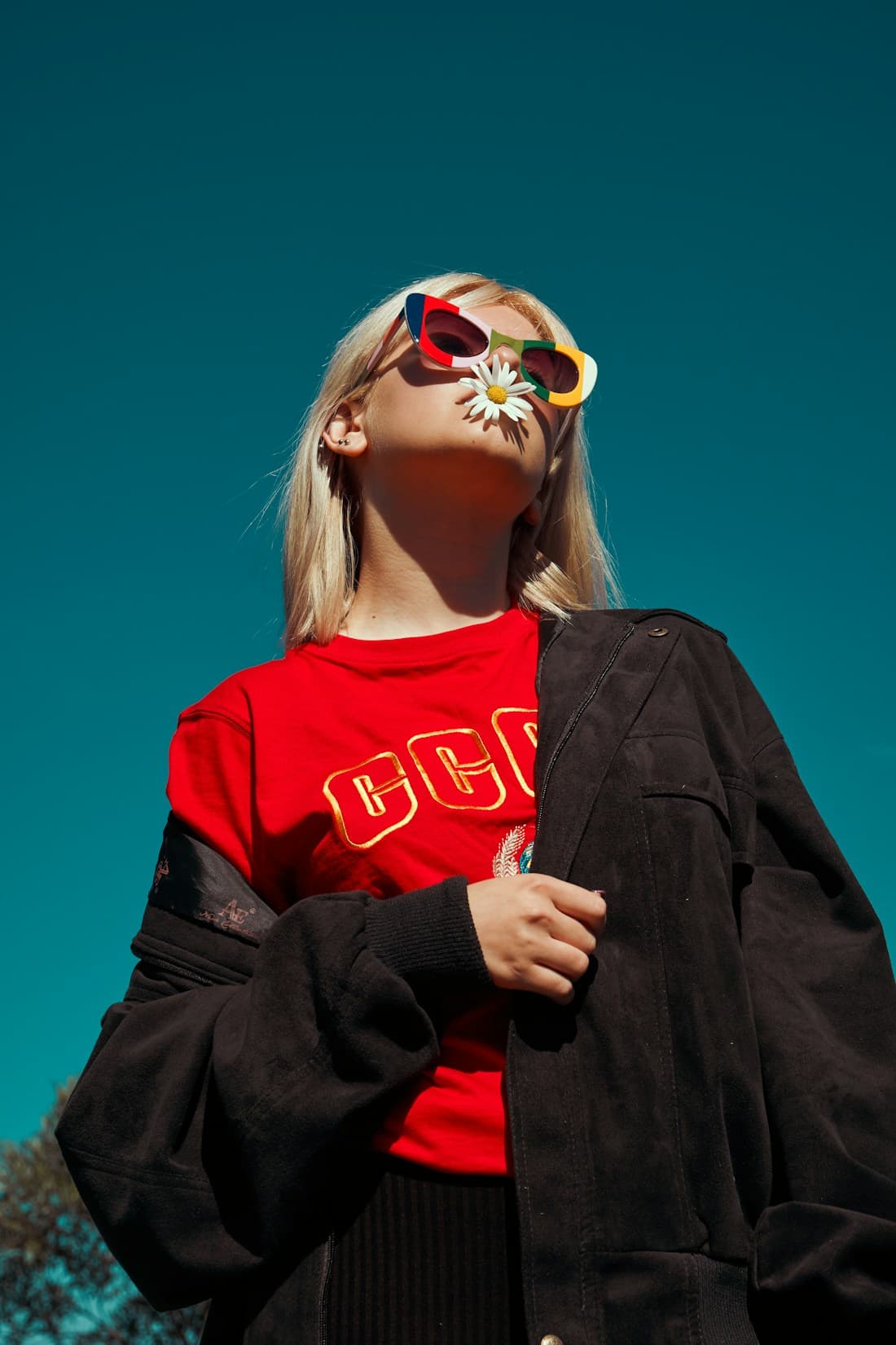 Fashion creator in a city setting